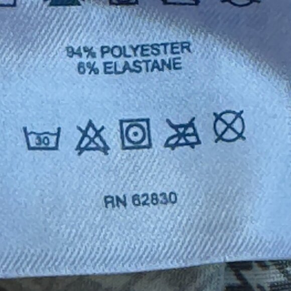 Lands' End Houndstooth Stretch Tunic Grey and White Scuba Feel Plus Size 3X - Picture 6 of 6